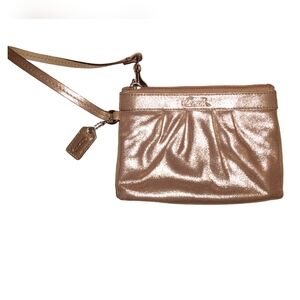 Coach | Metallic Wristlet